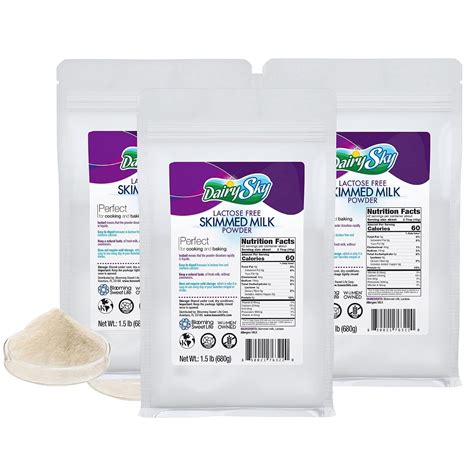 Amazon Com Lactose Free Milk Powder DairySky 24oz Skim Powdered