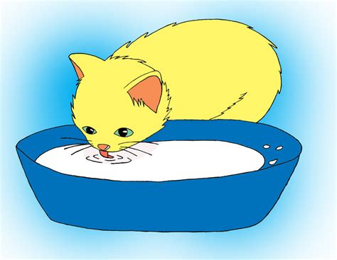 A Cat Drinking Milk Clipart 10 Free Cliparts Download Images On