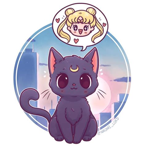 Luna And Usagi That Is Serenas Japanese Namei Prefer The English