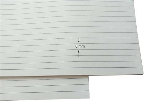 A4 Initiative Writing Lined Memo Pad Feint Ruled 8mm Notepad Office
