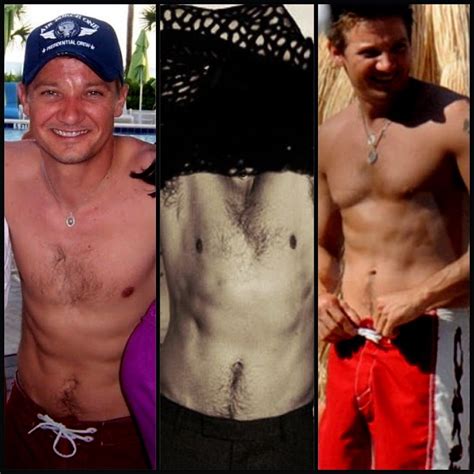 Shirtless Jeremy Renner Just Couldn T Resist I Ll Get Over This
