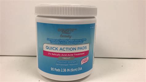 Equate 2 Salicylic Acid Quick Action Pad