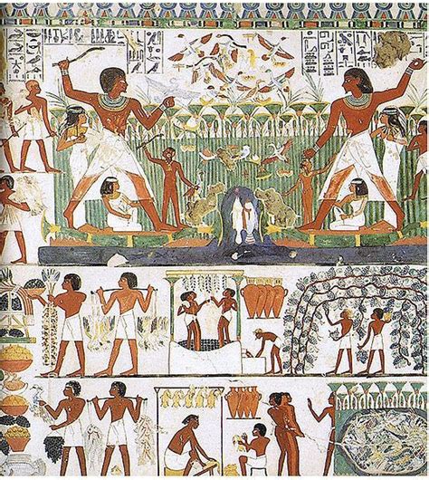 Tombs Of The Nobles Tomb Of Nakht Art Egypte Ancienne Histoire