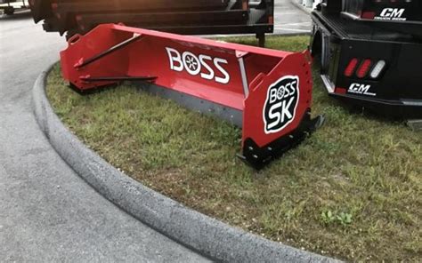 2020 Boss Snowplow Skid Steer Box Plows Sk 8ft Metal Trip Edge Bh