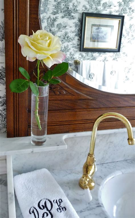 One Simple Flower On Your Bathroom Vanity Makes A Lovely Statement For