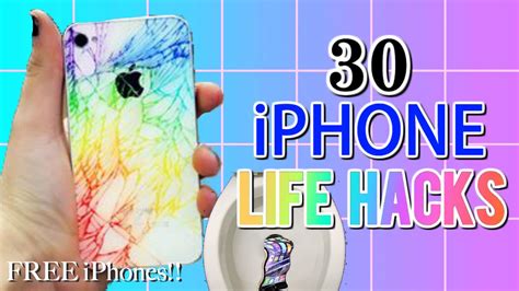 30 IPHONE LIFE HACKS YOU NEVER KNEW | 30 IPHONE LIFE HACKS ...