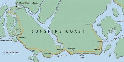 West coast bc map - West coast vancouver island map (British Columbia