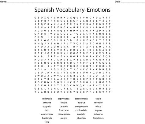 19 Best Images Of Spanish Puzzle Worksheets Spanish Best Spanish Word