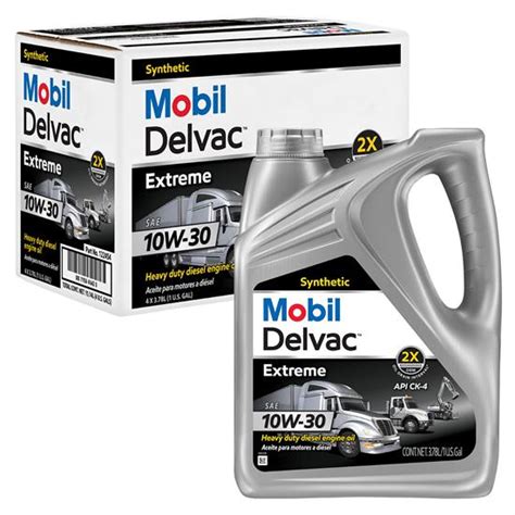 Mobil Delvac Extreme Hd Full Syn Diesel Oil 10w 30 1 Gal Case4 Ebay