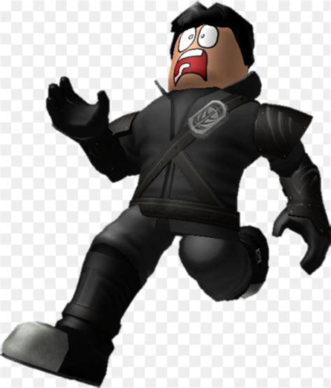 Transparent Scared Person Clipart Scared Roblox Character Running Image