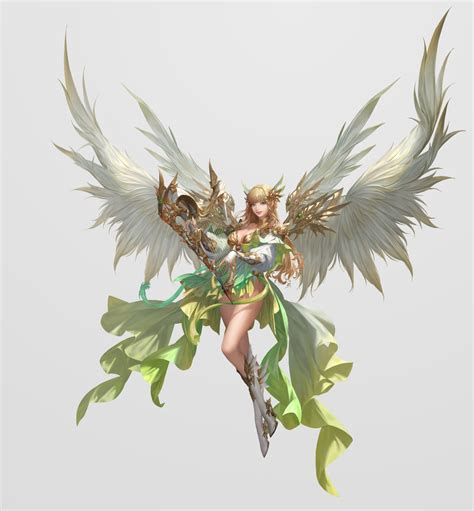 Artstation Daeho Cha Fantasy Character Design Fantasy Female