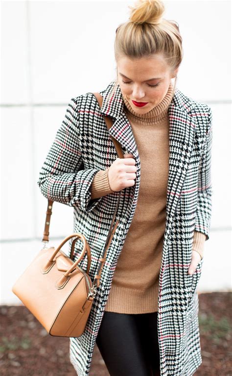 Houndstooth Plaid Living In Color Print Houndstooth Outfit