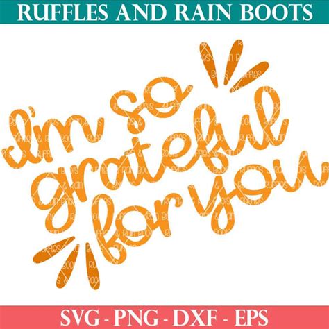 So Grateful For You Fall Svg Set For Cricut And Silhouette Ruffles