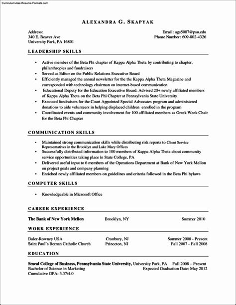 Include three to five relevant achievements or skills as well as any work or educational history that may emphasize your suitability for the. Skills Based Resume Template Free Awesome Skills Based ...