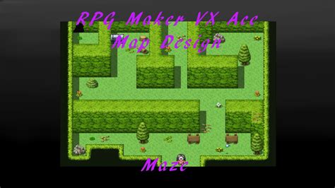 Rpg Maker Vx Ace Map Design Small Maze Youtube