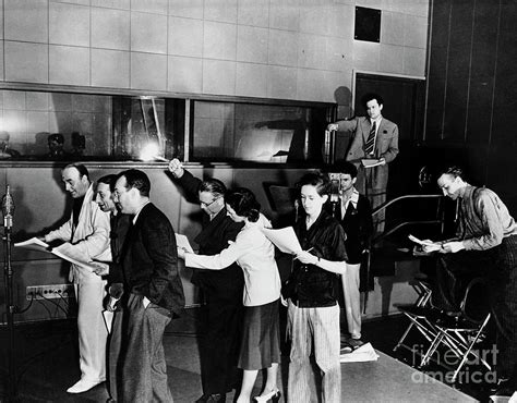 Orson Welles Directing A Rehearsal Photograph By Bettmann