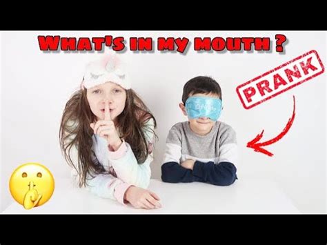What S In My Mouth Prank Youtube