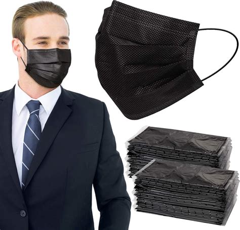 Covid 19 Face Mask For Adults Black Disposable Masks71