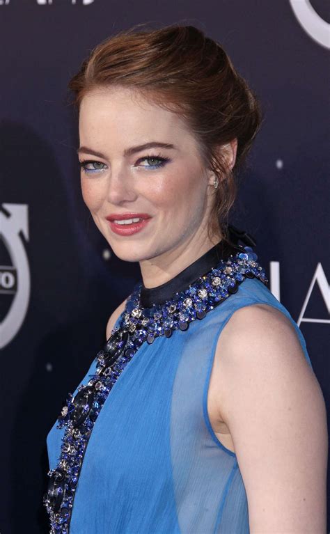 The idea of putting music. Emma Stone - 'LA LA Land' Premiere in Los Angeles - GotCeleb