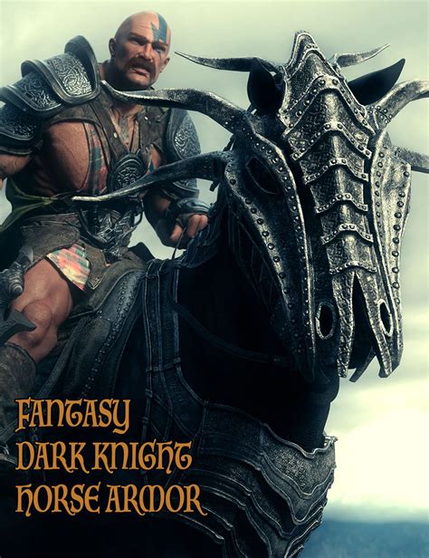 Fantasy Dark Knight Armor For Daz Horse 2 Daz 3d