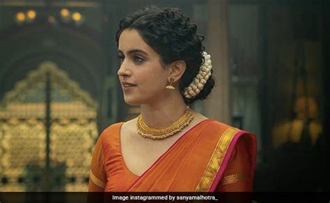 Sanya Malhotra Reveals She Stole Sarees From Film Set Wore Them To