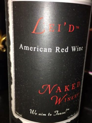 Naked Winery Lei D American Red Vivino