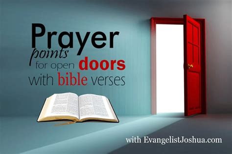 The Best Prayer For Open Doors With Bible Verses