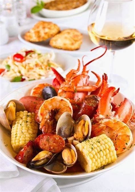 Seafood Boil Feast ~ Seafood Pinterest Food Recipes And Dinners
