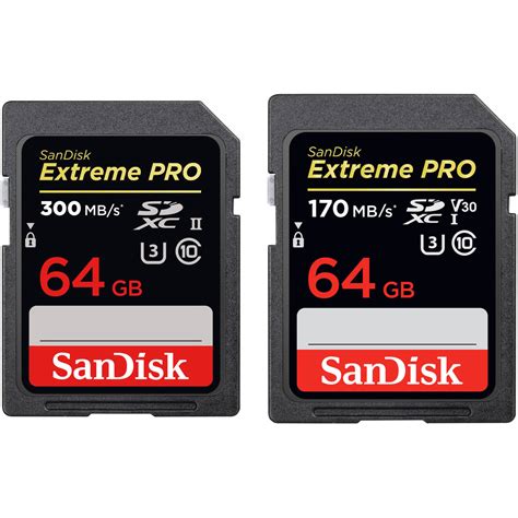 Although sdhc and sdcx belong to sd cards, there are some differences between. SanDisk 64GB Extreme PRO UHS-II SDXC Memory Card with 64GB