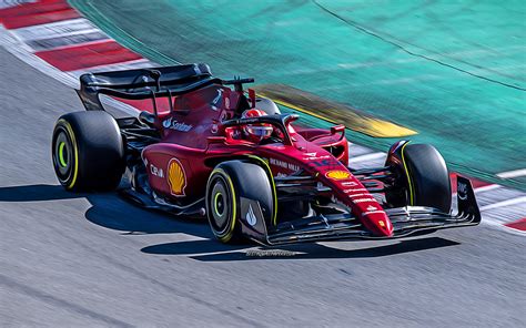 Herunterladen Hintergrundbild Ferrari F1 75 Abstrakte Kunst 4k