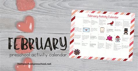 Blog Preschool Activity Preschool Calendar February Activity
