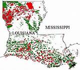 Louisiana Oil And Gas Fields Map Images