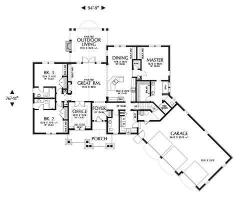 Beautiful Craftsman Style House Plan 7188