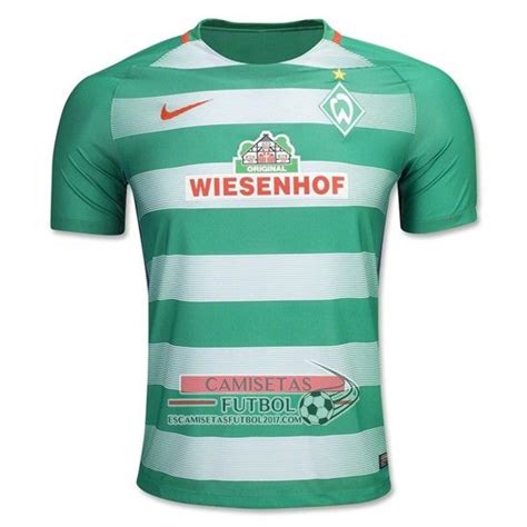 On the kit, a star is sometimes added above the crest indicating. Camiseta Futbol Werder Bremen Primera 2016-2017 | Werder ...