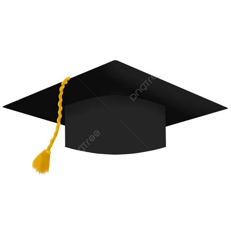 Toga Png Graduation Cap With Orange Tassel Png Image