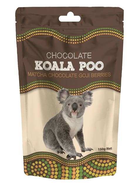 Koala Poo Matcha White Chocolate Goji Berries Chocolate Souvenir