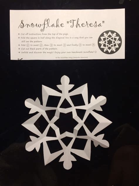 25 Paper Snowflake Patterns Collection Pdf Digital Download Etsy