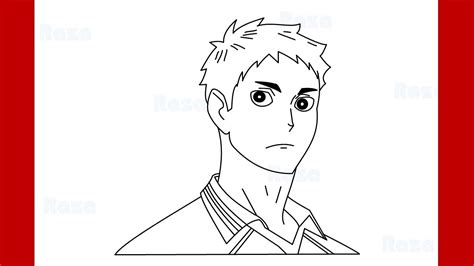 How To Draw Daichi Sawamura From Haikyuu To The Top Step By Step