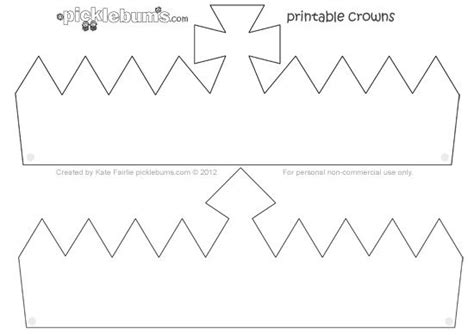Paper Crown Template For Kids Pdf Template