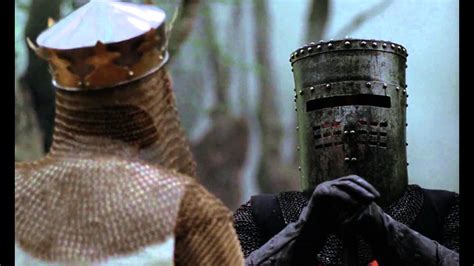 Tony Abbott Is Perfect As The Black Knight In Monty Pythons The Holy Grail