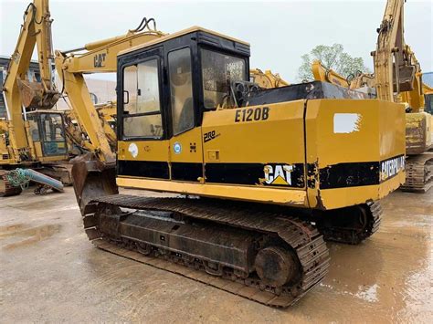 Semi Auto Used Cat Excavators E120b 312b 05m3
