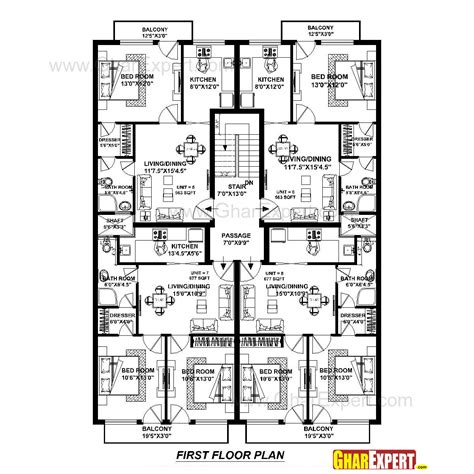 60 X 40 Apartment Plan Home
