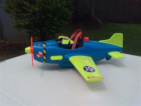 Vintage Tyco Incredible Crash Test Dummies Crash Plane Blue
