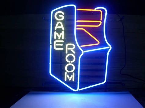Game Room Retro Neon Sign Arcade Game Room Neon Light Signs Lighted