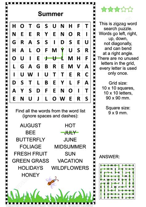 Best free coloring pages for kids & adults to print or color online as disney, frozen, alphabet and more printable coloring book. Summer Word Search Puzzle | Free Printable Puzzle Games