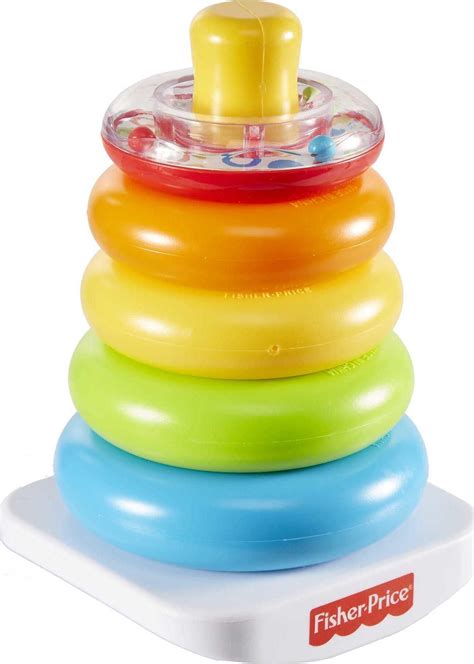 Fisher Price Rock A Stack Ring Stacking Toy With Roly Poly Base For