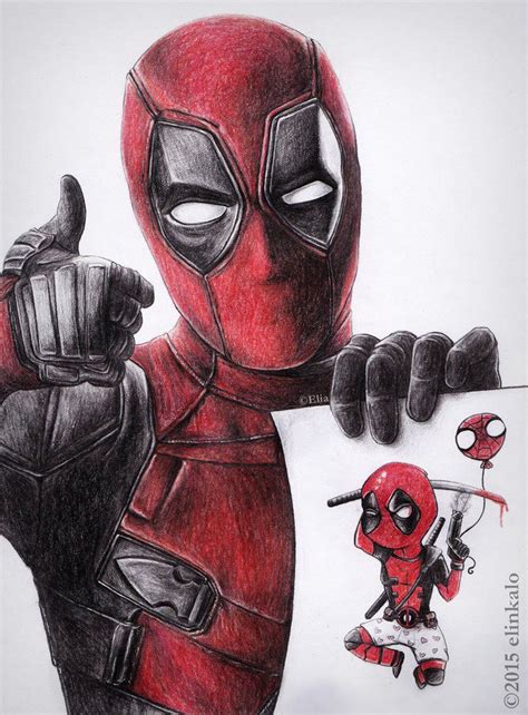 Deadpool love by tyler haddox. Deadpool by elinkalo on DeviantArt | cool stuff ...