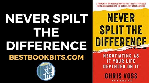 Never Split The Difference Chris Voss Book Summary Youtube