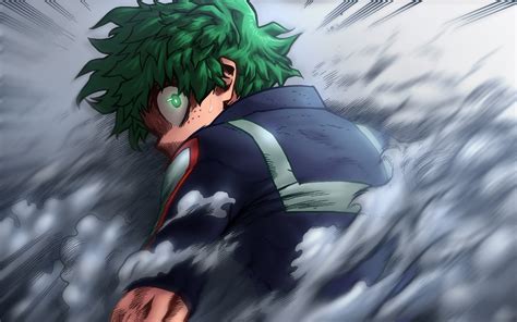Download 1920x1200 Wallpaper Midoriya Izuku Anime Boy Green Hair