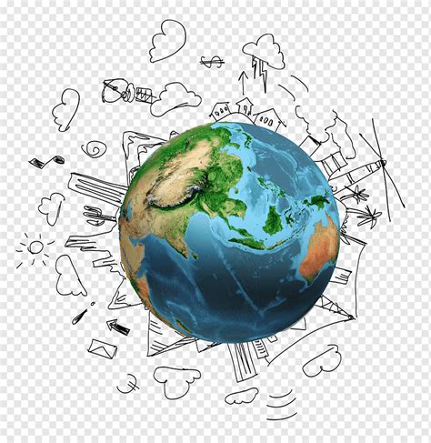 Earth Drawing Pencil Sketch Earth Pencil Globe World Png Pngwing